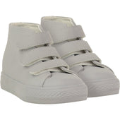 Mitch & Son Boys Grey Mist Velcro High Top Trainers